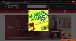 Desktop Screenshot of lecuine.com