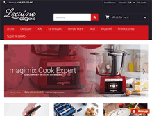 Tablet Screenshot of lecuine.com